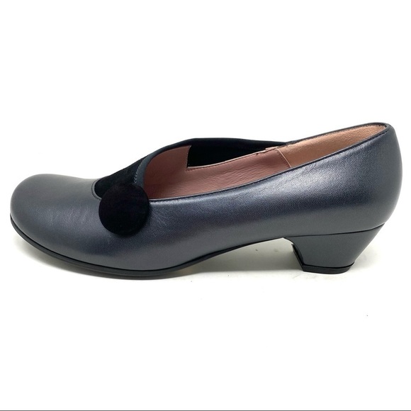 Beautifeel Blanca Gray Spark Leather Combi pumps